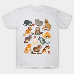 Cats and Coffee T-Shirt